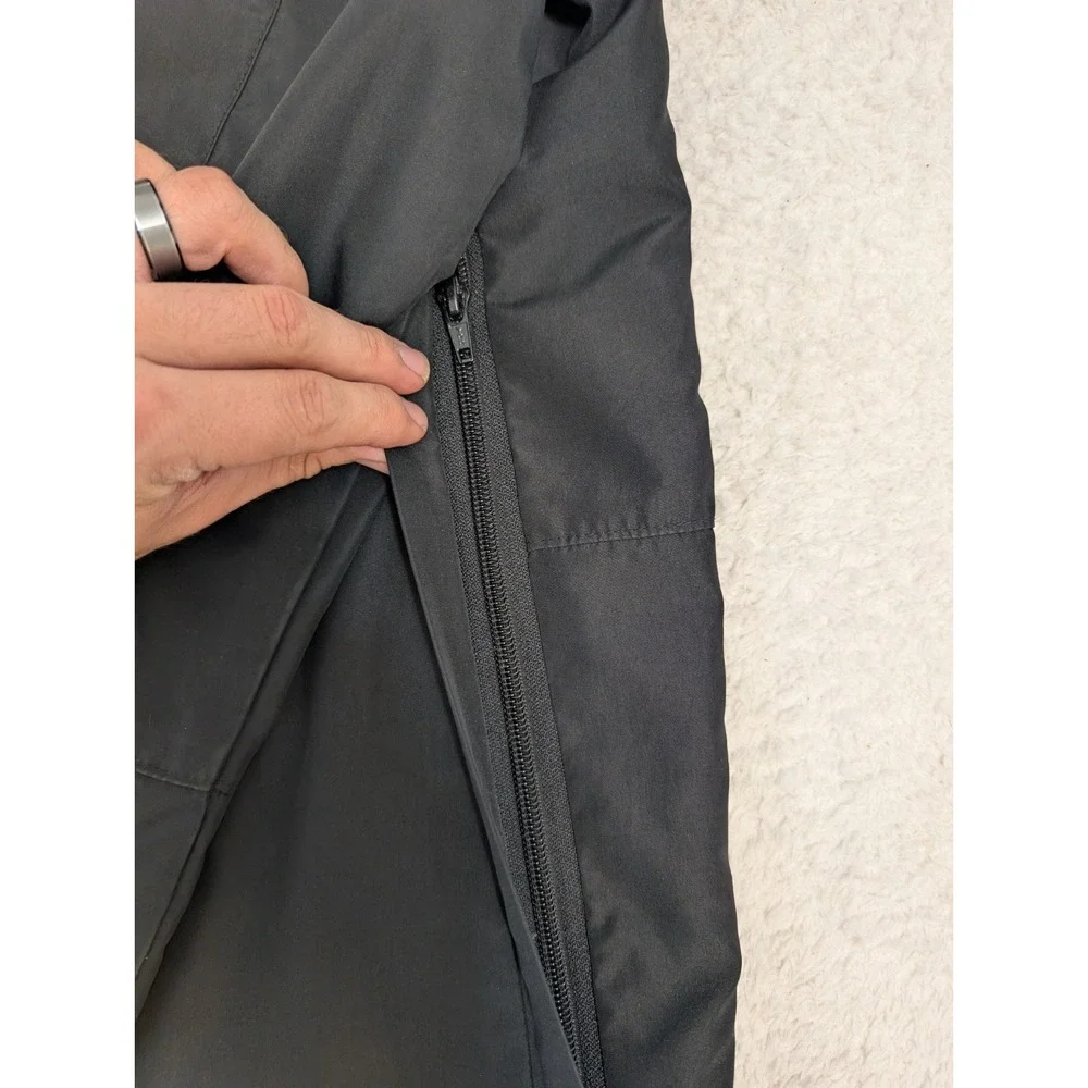 Banana Republic‎ Men's Sm Black Coat Water Resistant Trench Coat Full Zip Snap